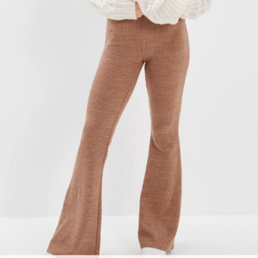 American Eagle Flare Pull On Track Pants